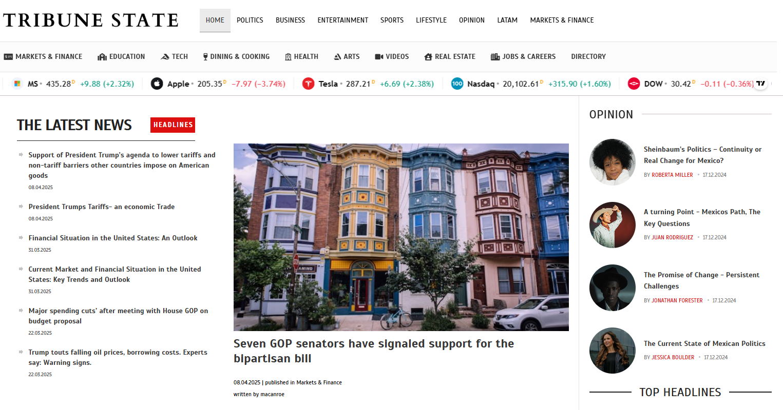 Tribune State &ndash; Your Gateway to Global News